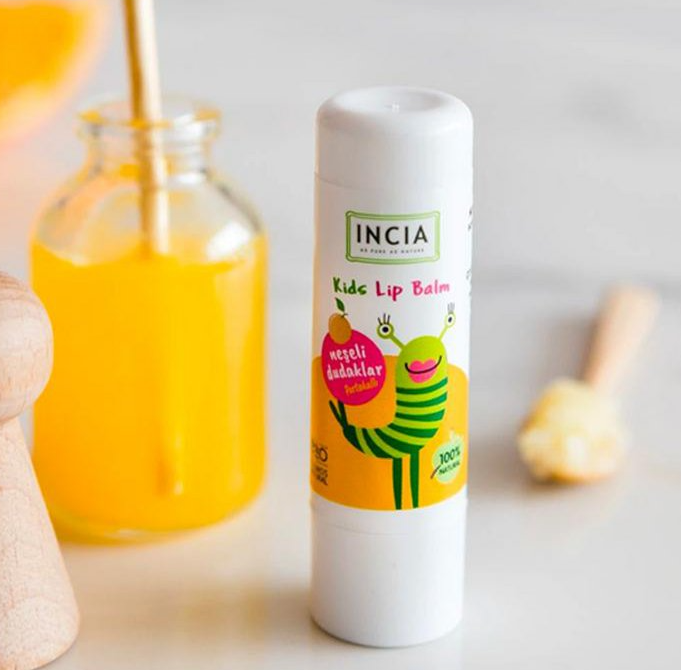 INCIA Kids Lippenbalsem Citroen - 6g – extra afbeelding 3