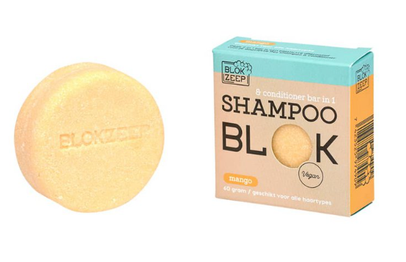 Blokzeep Shampoo & Conditioner Bar in 1 Mango – 60 g