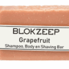 Natuurlijke scheerzeep, shampoo & body bar in 1 - Grapefruit (100gr)