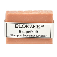 Blokzeep Natuurlijke Scheerzeep, Shampoo & Body Bar in 1 - Grapefruit – hoofdafbeelding
