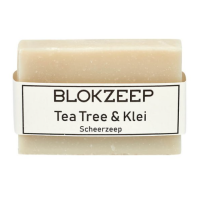 Blokzeep Natuurlijke Scheerzeep - Tea Tree & Klei – hoofdafbeelding