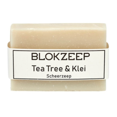Natuurlijke scheerzeep - Tea Tree & Klei