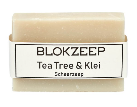 Natuurlijke scheerzeep - Tea Tree & Klei