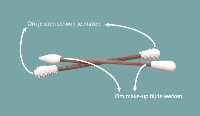 Blokzeep Bamboe Herbruikbare Wattenstaafjes - 4 st. – extra afbeelding 1