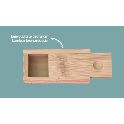 Blokzeep Bamboe Herbruikbare Wattenstaafjes – extra afbeelding 2