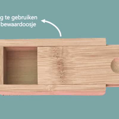 Blokzeep Bamboe Herbruikbare Wattenstaafjes – extra afbeelding 2