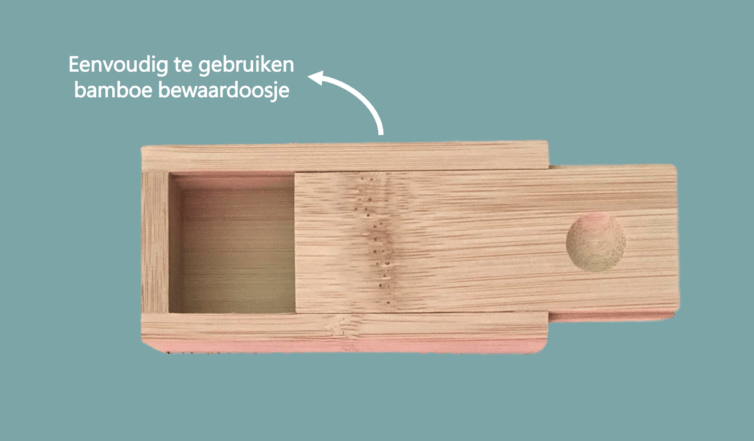 Blokzeep Bamboe Herbruikbare Wattenstaafjes - 4 st. – extra afbeelding 2