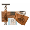 Set met safety razor, juten meeneemzakje en natuurlijke scheerzeep