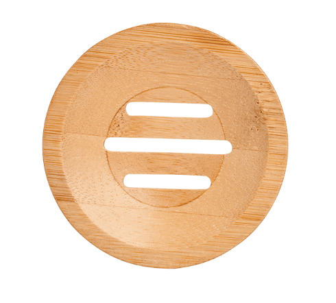 Blokzeep Bamboe Zeephouder Rond - Klein – extra afbeelding 1