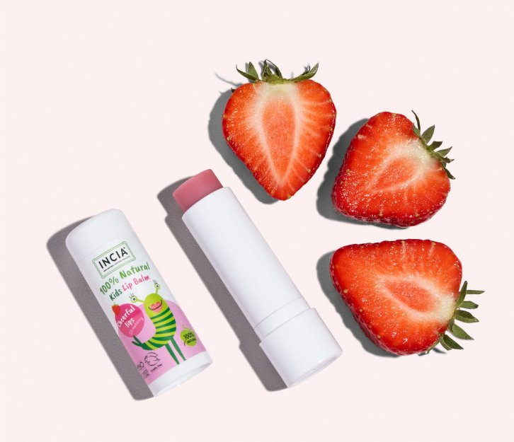 INCIA Kids Lippenbalsem Aardbei - 6g – extra afbeelding 2