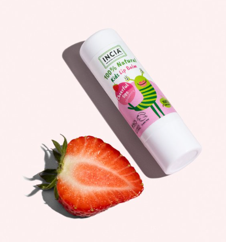 INCIA Kids Lippenbalsem Aardbei - 6g – extra afbeelding 3