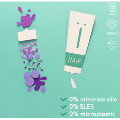 Naïf Reinigende Wasgel voor Baby & Kids – extra afbeelding 1