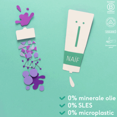 Naïf Reinigende Wasgel voor Baby & Kids – extra afbeelding 1