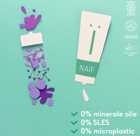 Naïf Reinigende Wasgel voor Baby & Kids - 200 ml – extra afbeelding 1