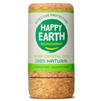 Happy Earth Natural Deodorant Crystal Stick Unscented – hoofdafbeelding