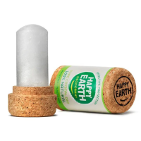 Happy Earth Natural Deodorant Crystal Stick Unscented – extra afbeelding 1