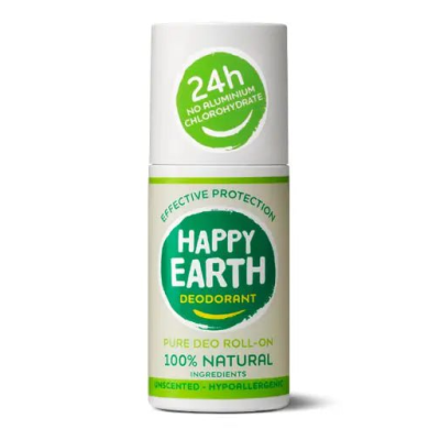 Happy earth Natural Deodorant Roller Unscented