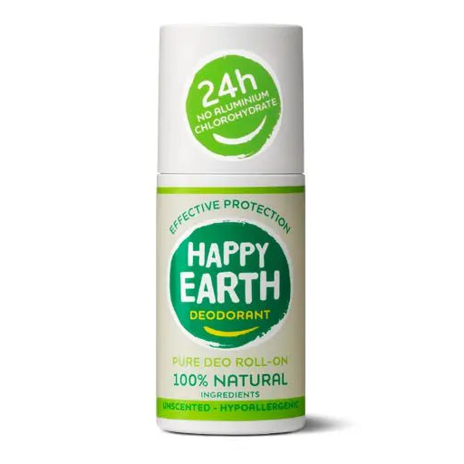 Happy earth Natural Deodorant Roller Unscented