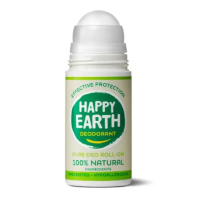 Happy Earth Natural Deodorant Roller Unscented – extra afbeelding 1