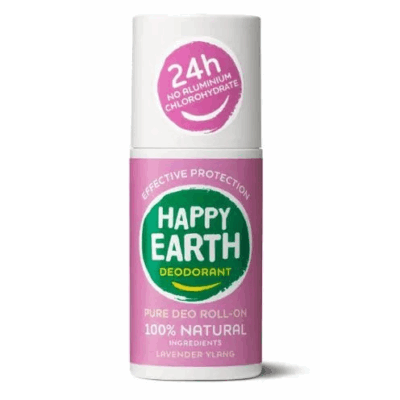 Happy earth Natural Deodorant Roller Lavender Ylang
