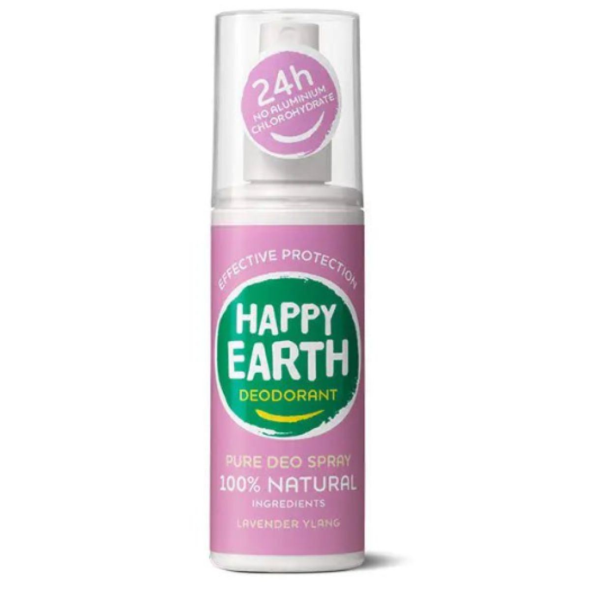 Happy earth Natural Deodorant Spray Lavender Ylang