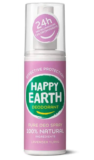 Happy earth Natural Deodorant Spray Lavender Ylang