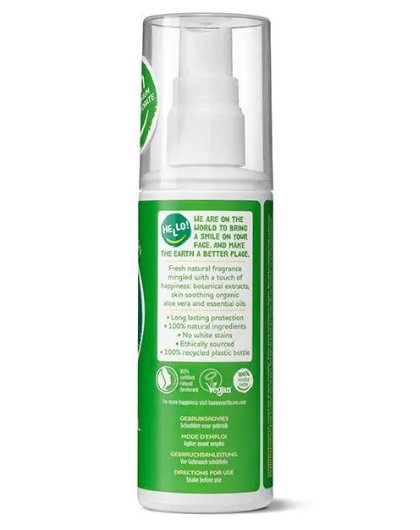 Happy Earth Natural Deodorant Spray Cucumber Matcha - 100 ml – extra afbeelding 1