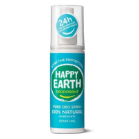 Happy Earth Natural Deodorant Spray Cedar Lime – hoofdafbeelding