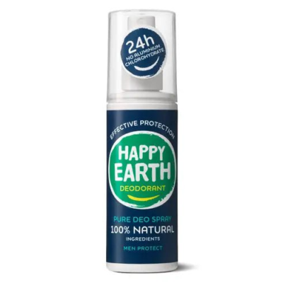 Happy earth Natural deodorant Spray Men Protect