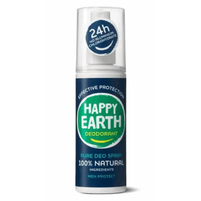 Happy earth Natural deodorant Spray Men Protect