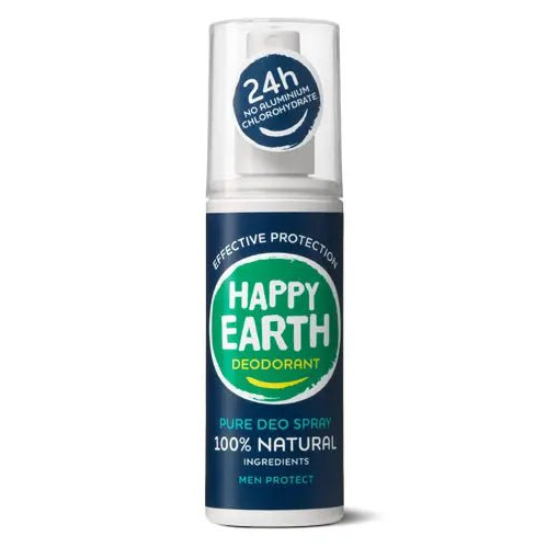 Happy earth Natural deodorant Spray Men Protect