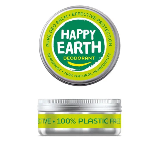 Happy Earth Deodorant Balm Bergamot - 45g – extra afbeelding 1
