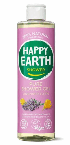 Happy earth Natural shower gel Lavender Ylang