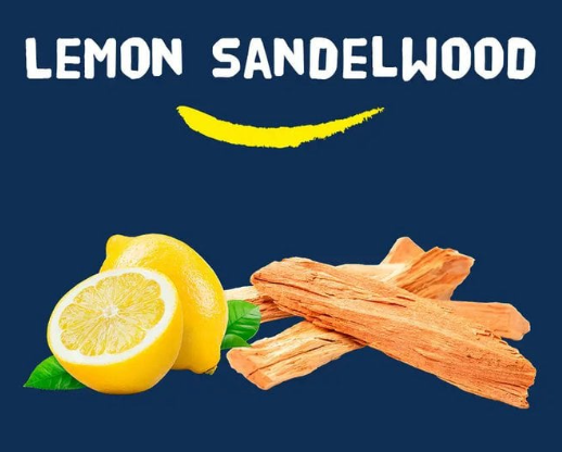 Happy Earth Natural Shower Gel Lemon Sandalwood - 300 ml – extra afbeelding 3