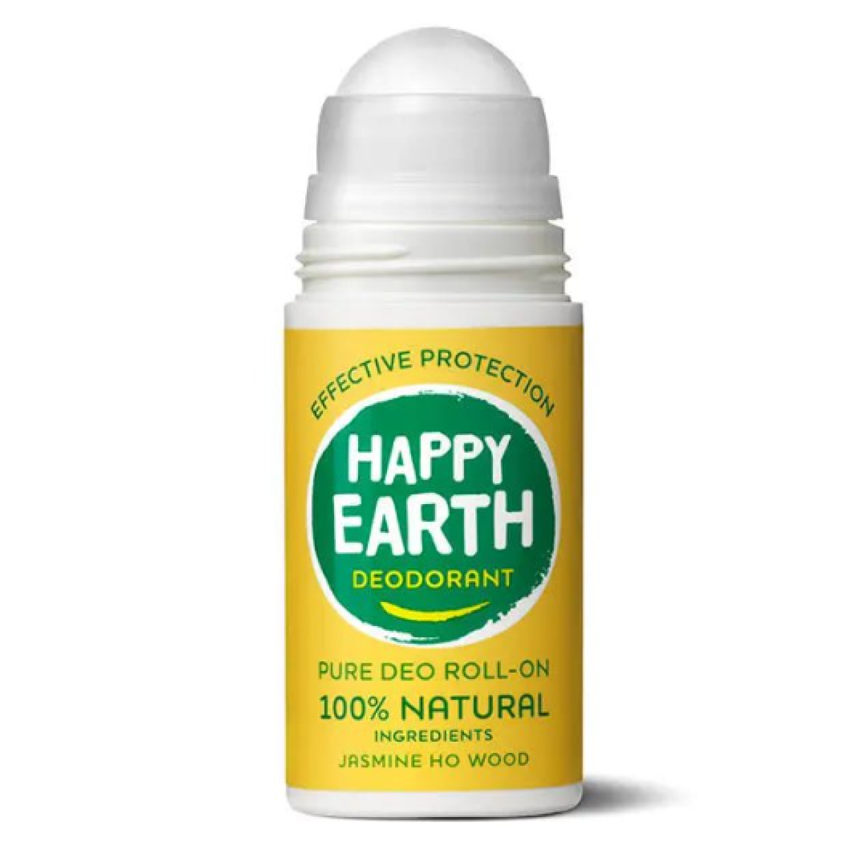 Happy Earth Natural Deodorant Roller Jasmine Ho Wood – extra afbeelding 1