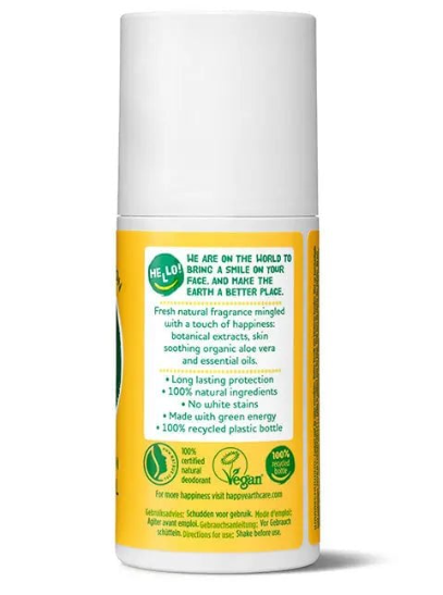 Happy Earth Natural Deodorant Roller Jasmine Ho Wood - 75 ml – extra afbeelding 2