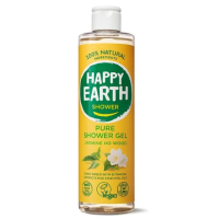 Happy Earth Natural Shower Gel Jasmine Ho Wood – hoofdafbeelding