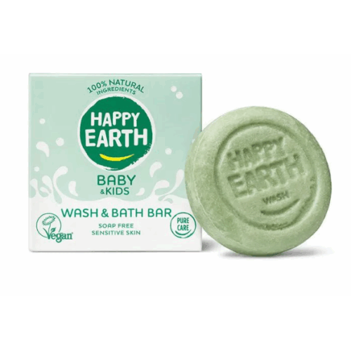 Happy earth Soap Free Wash & Bath Bar Baby & Kids