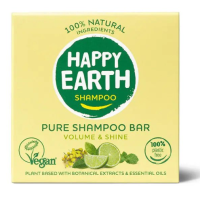 Happy Earth Plasticvrije Shampoo Bar Volume & Shine – extra afbeelding 1