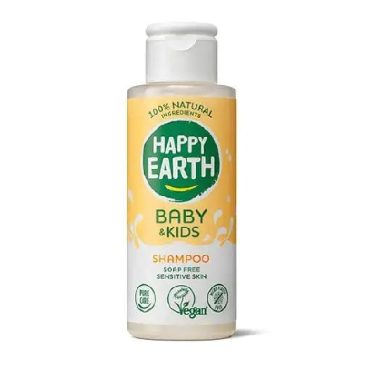 Happy Earth Mini Zeepvrije Shampoo Baby & Kids 100 ml