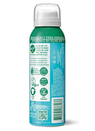 Happy Earth Natural Air Deo Spray Cedar Lime - 100 ml – extra afbeelding 1