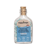 HappySoaps Tandpasta Tabs - Met Fluoride - Spearmint – hoofdafbeelding