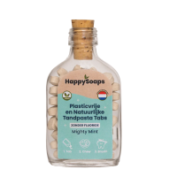HappySoaps Tandpasta Tabs - Zonder Fluoride - Mighty Mint – hoofdafbeelding