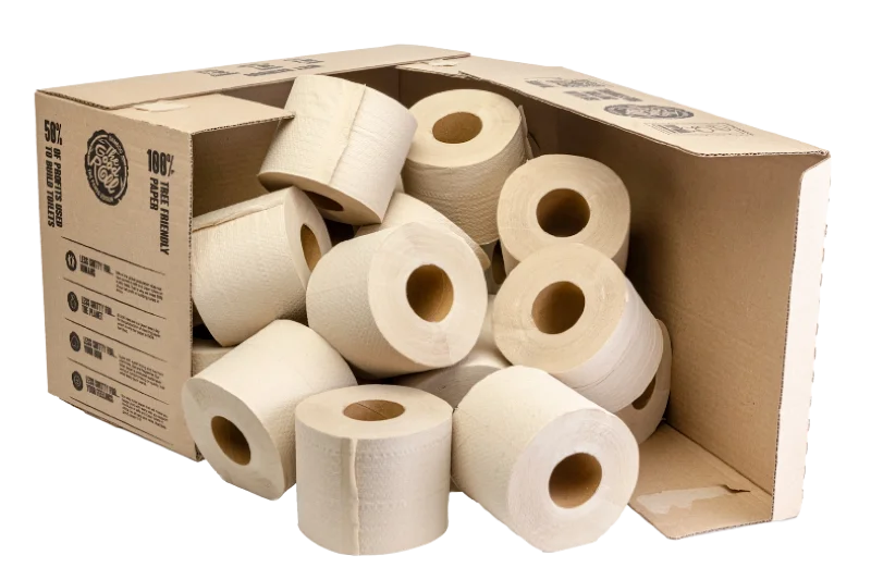 Bamboo Toiletpaper The Naked Panda Edition - Voordeelverpakking 2 Bamboo Toiletpaper The Naked Panda Edition - Voordeelverpakking - Afbeelding 2