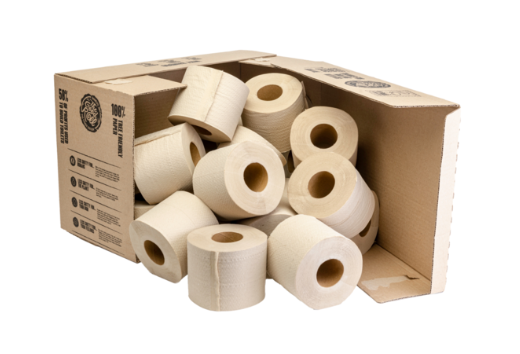 The Good Roll Bamboo Toiletpaper - 24 rolls - The Naked Panda Edition - 2 layers – extra afbeelding 1