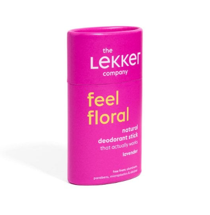 The lekker company Deodorant Stick Feel Floral - 40g – extra afbeelding 1