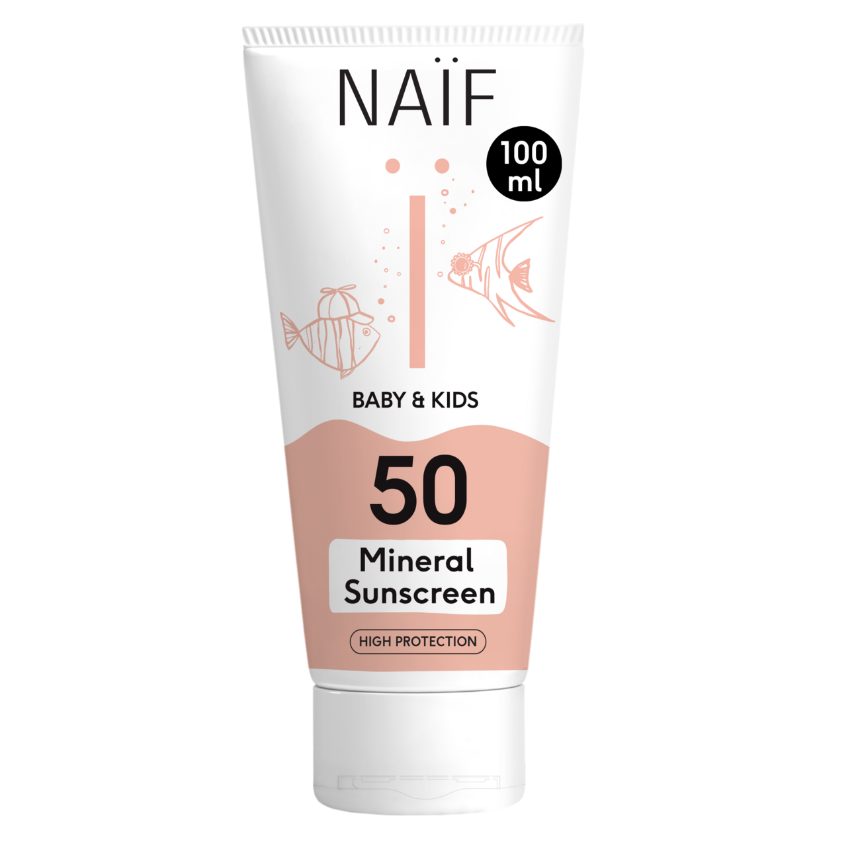 Minerale Zonnebrandcrème voor Baby & Kids Factor 50 100ML