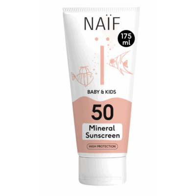 Minerale Zonnebrandcrème voor Baby & Kids Factor 50 175ML