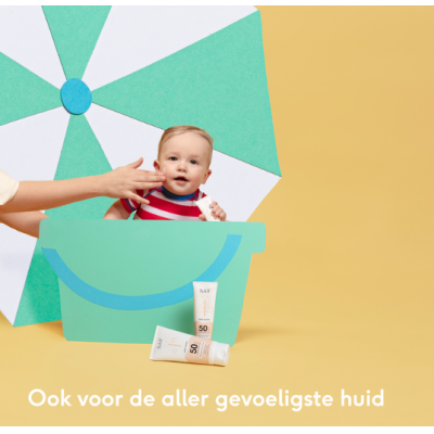 Naïf Minerale Zonnebrandcrème voor Baby & Kids Factor 50 – extra afbeelding 2