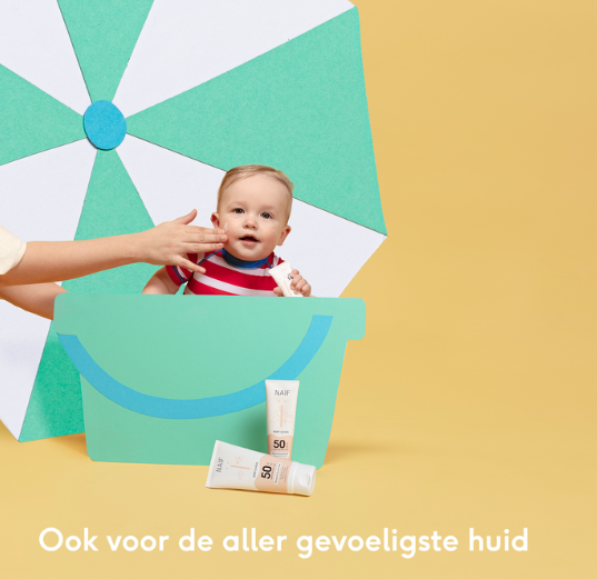 Naïf Minerale Zonnebrandcrème voor Baby & Kids Factor 50 100 ml – extra afbeelding 3